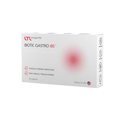 LYL BIOTIC GASTRO IBS™️ probiotikai, 30 kapsulių