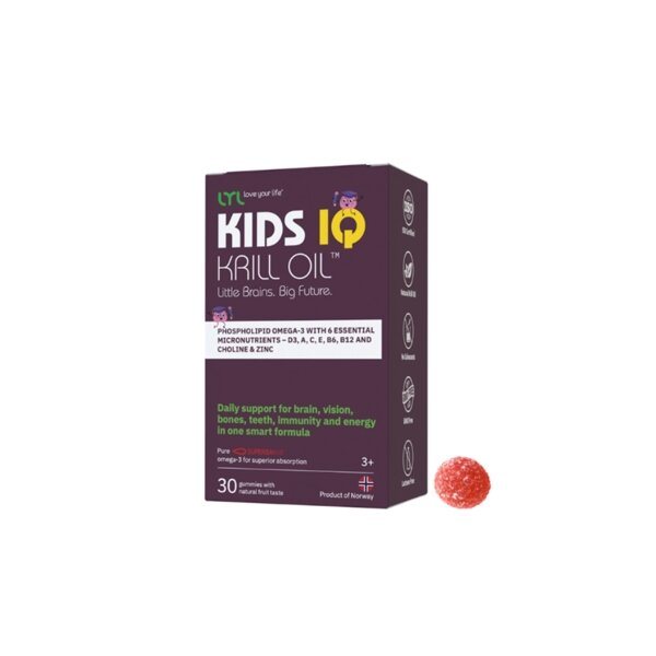 LYL KIDS IQ Krill Oil guminukai N30