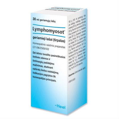 LYMPHOMYOSOT, geriamieji lašai (tirpalas), 30 ml
