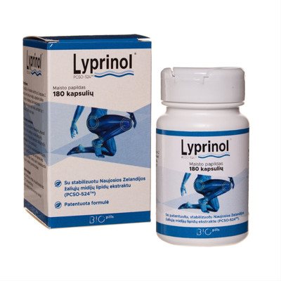 LYPRINOL, 180 kapsulių