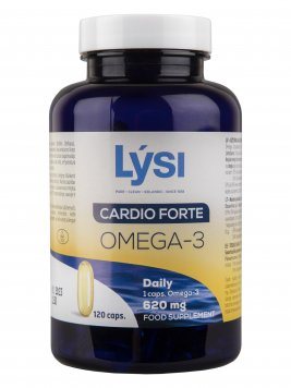 LYSI OMEGA-3 Cardio Forte kapsulės N120