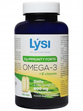 LYSI OMEGA-3 Immunity Forte kapsulės N100
