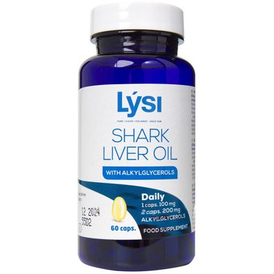 LYSI, RYKLIŲ KEPENŲ ALIEJUS, 500 MG, 60 KAPSULIŲ