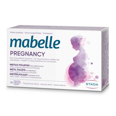 MABELLE PREGNANCY, 30 kapsulių