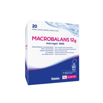 MACROBALANS milteliai geriamajam tirpalui, 20 paketėlių, 12 g