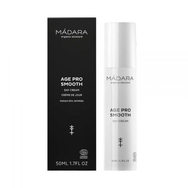 MÁDARA, Dieninis veido kremas AGE PRO SMOOTH, 50 ml