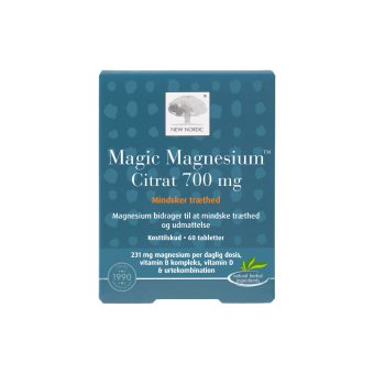 MAGIC MAGNESIUM CITRAT, 60 tablečių