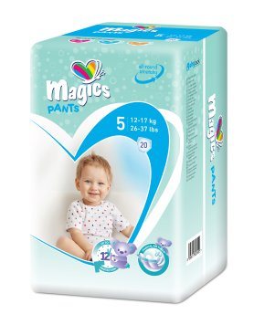 MAGICS Pants Junior 12- sauskelnės vaikams N20, 17 kg