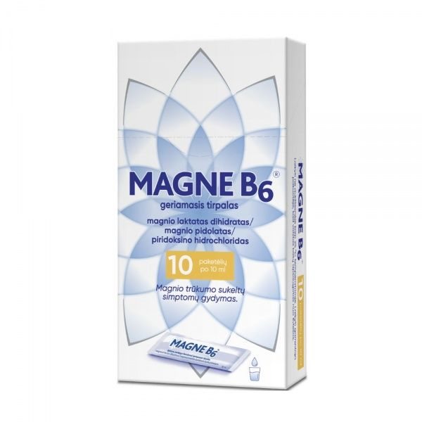 MAGNE B6 geriamasis tirpalas N10, 10 ml