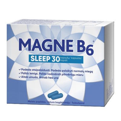 MAGNE B6 SLEEP, 30 kapsulių