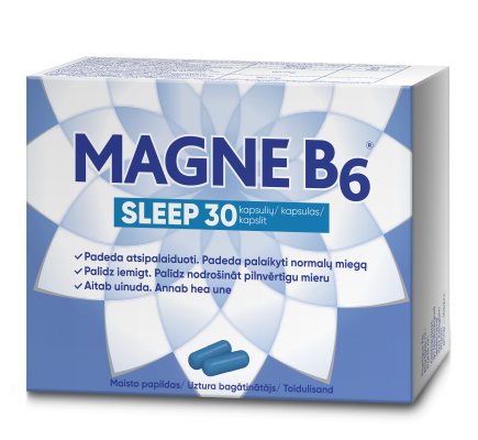 MAGNE B6 Sleep kapsulės N30