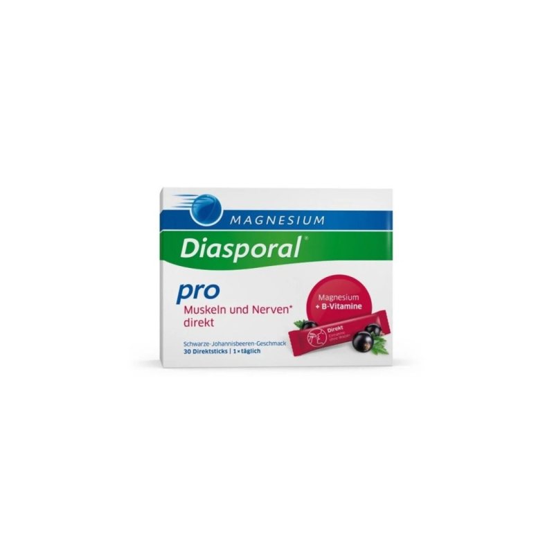 MAGNESIUM DIASPORAL Pro B-Vit Direkt raumenims ir nervams pak. N30