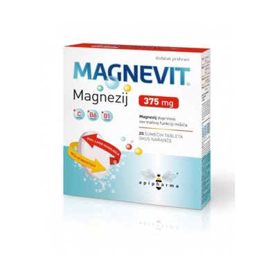 MAGNEVIT šnypščiančios tabletės, N20