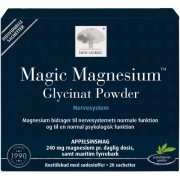Magnio bisglicinatas NEW NORDIC MAGIC MAGNESIUM GLYCINAT POWDER, 20 paketėlių