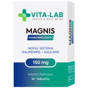 Magnio bisglicinatas VITA-LAB 150 mg, 30 tablečių