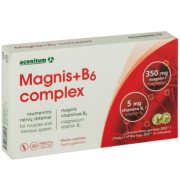 Magnis + vitaminas B6 COMPLEX, 30 kaps.
