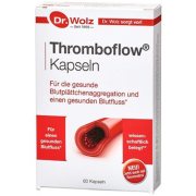 Maisto papildai širdies kraujagyslių sistemai DR. WOLZ THROMBOFLOW, 60 kaps.