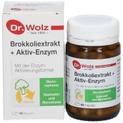 Maisto papildas DR. WOLZ BROKKOLI EXTRAKT + AKTIV ENZYM, 60 kaps.