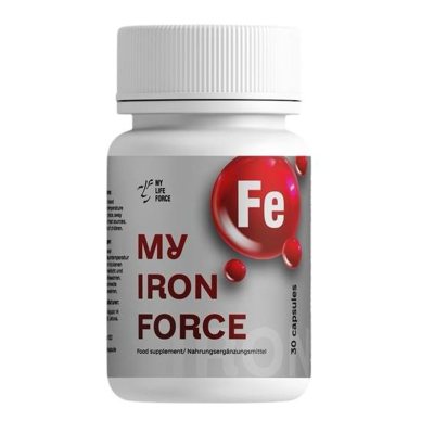 Maisto Papildas MyIronForce, 30 kramtomųjų tablečių