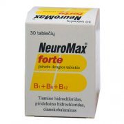 Maisto papildas nervų sistemai NEUROMAX FORTE, 30 tab.