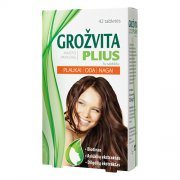 Maisto papildas odai, plaukams, nagams GROŽVITA PLIUS, 42 tab.