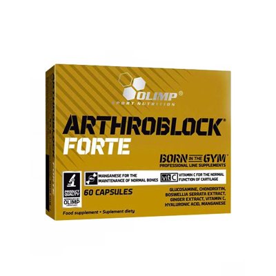 Maisto papildas sąnariams Olimp Arthroblock Forte 60 Kapsulių