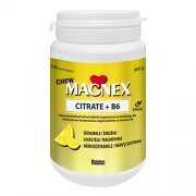Maisto papildas širdžiai, raumenims, nervų sistemai MAGNEX CITRATE 375 mg +B6, 100 vnt