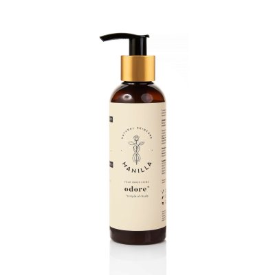 MANILA vanilės ir riešutų kvapo prausimosi emulsija ODORE, 200 ml
