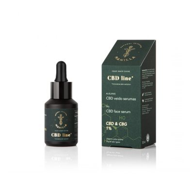 MANILLA aliejinis CBD veido serumas, 30 ml