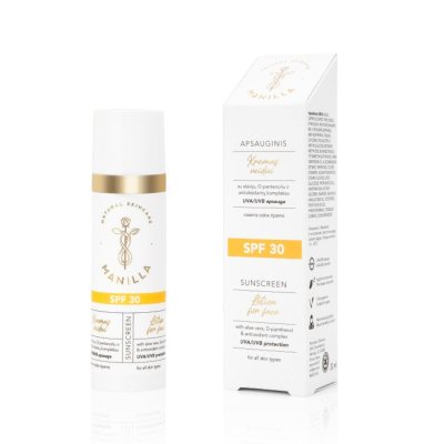 MANILLA apsauginis kremas veidui ODORE, SPF30, 30 ml