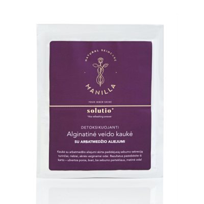 MANILLA detoksikuojanti alginatinė kaukė SOLUTIO, 30 g