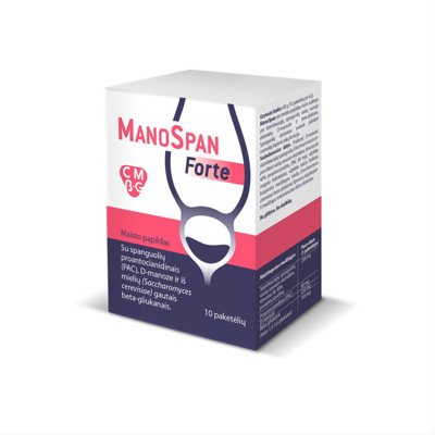 MANOSPAN FORTE, 10 paketėlių