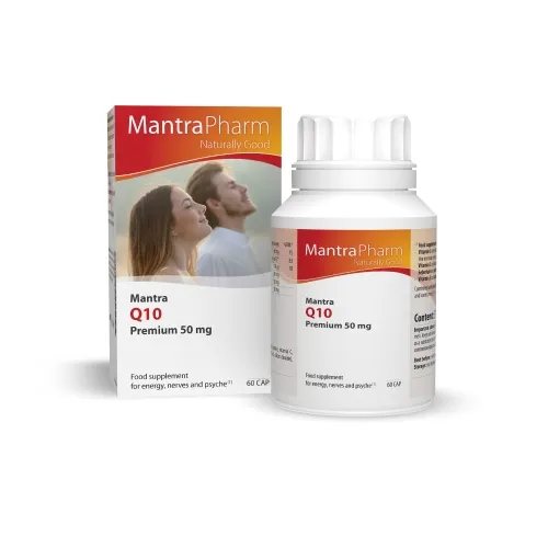 MANTRA Q10 PREMIUM 50MG, 60 kapsulių
