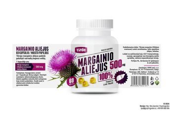 MARGAINIO sėklų aliejus 500 mg kapsulės N60