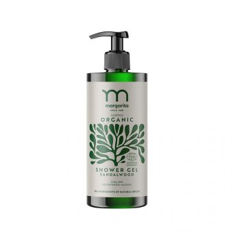 MARGARITA COSMOS ORGANIC dušo želė sandalmedžio aromato, 400 ml, 400 ml