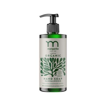 MARGARITA COSMOS ORGANIC rankų muilas sandalmedžio aromato, 300 ml, 300 ml