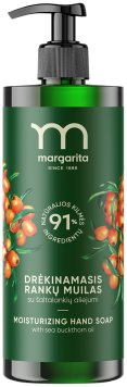 MARGARITA drėkinamasis rankų muilas su ŠALTALANKIŲ aliejumi ., 400 ml