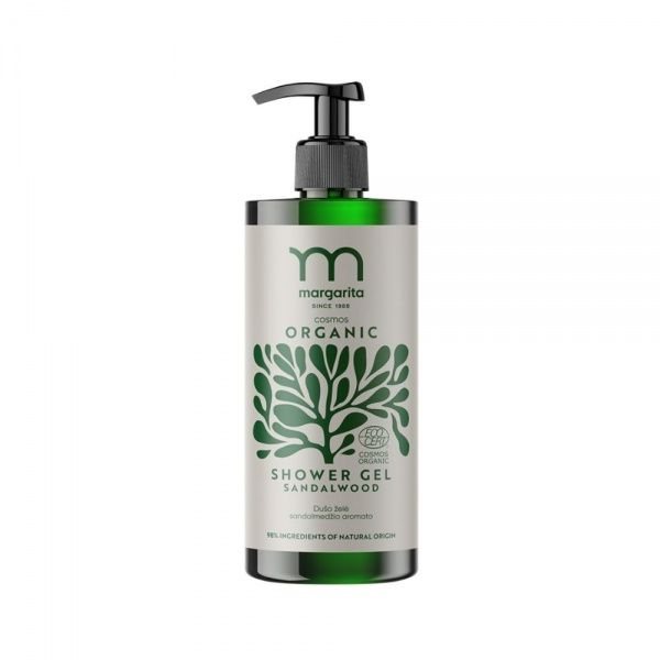 MARGARITA dušo želė COSMOS ORGANIC SANDALWOOD, 400 ml