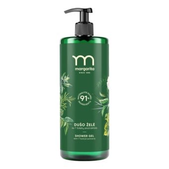 MARGARITA dušo žėlė su 7 žolelių ekstraktais, 1000 ml