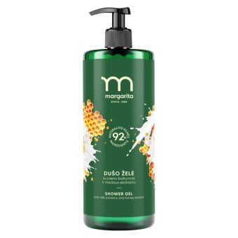 MARGARITA dušo žėlė su pieno baltymais ir medaus ekstraktu, 1000 ml, 1 l