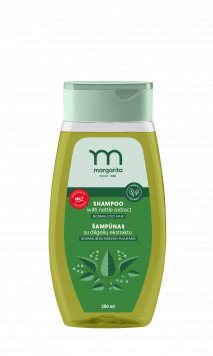 MARGARITA šampūnas su DILGĖLIŲ ekstraktu normaliems ir riebiems plaukams, 250 ml