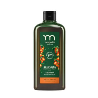 MARGARITA šampūnas su šaltalankių aliejumi visų tipų plaukams, 400 ml