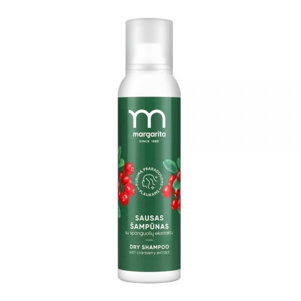 MARGARITA sausas šampūnas su spanguolių ekstraktu, 150 ml