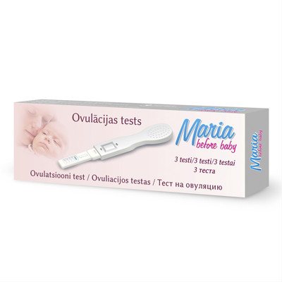 MARIA BEFORE BABY, ovuliacijos nustatymo testas, 3 vnt
