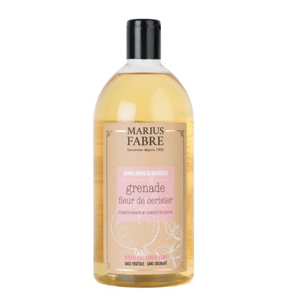 Marius Fabre Marselio skystasis muilas Granatas ir Vyšnių žiedai, 1 l