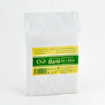 MARLĖ nesterili x 90 cm medicininė, 2 m