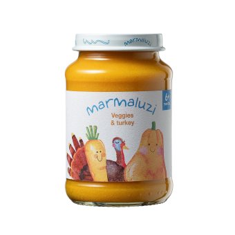MARMALUZI daržovių ir kalakutienos košė, nuo 6 mėn., 190 g