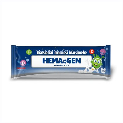 Marsiečiai hematogenas su vitaminu C ir D, 30 g