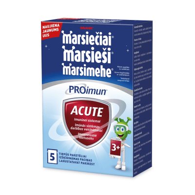 Marsiečiai ProImun Acute tirpūs paketėliai N5