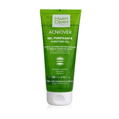 MARTIDERM ACNIOVER, valomasisi gelis į aknę linkusiai odai, 200 ml
